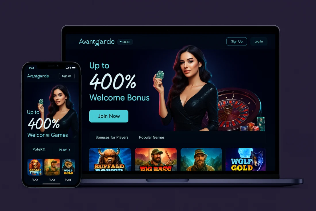 Avantgarde Casino mobile preview - AU