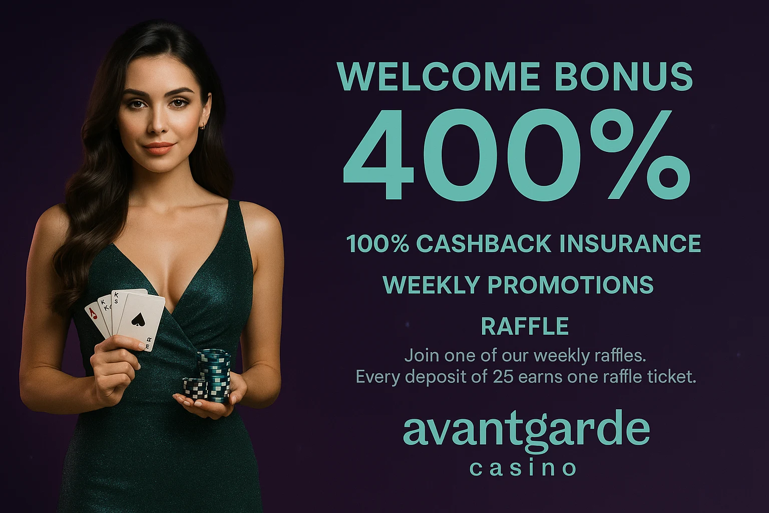 Welcome Bonus AU$5,000 + Free Spins - avantgarde casino